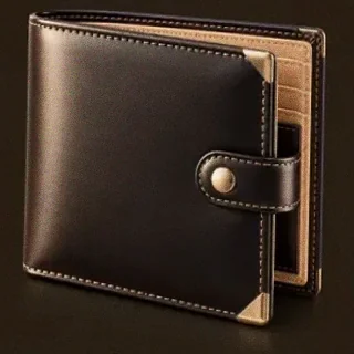Leather bifold wallet — Mafia 77777